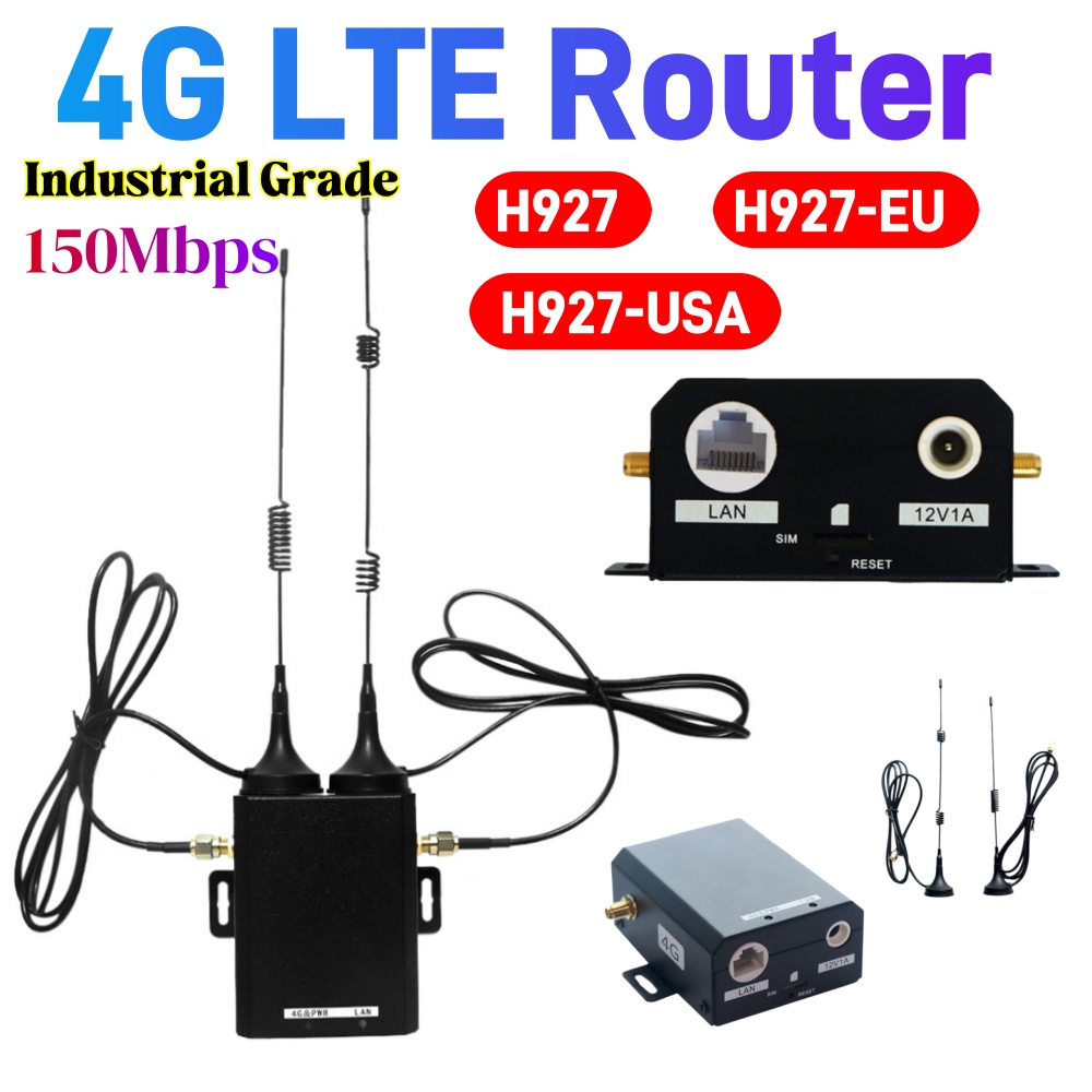 4G Lte Router Sim - H927 WiFi Router Industrial Grade 4G