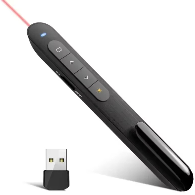 Presentation Remote Laser - Wireless Presenter Red Laser Page Turning