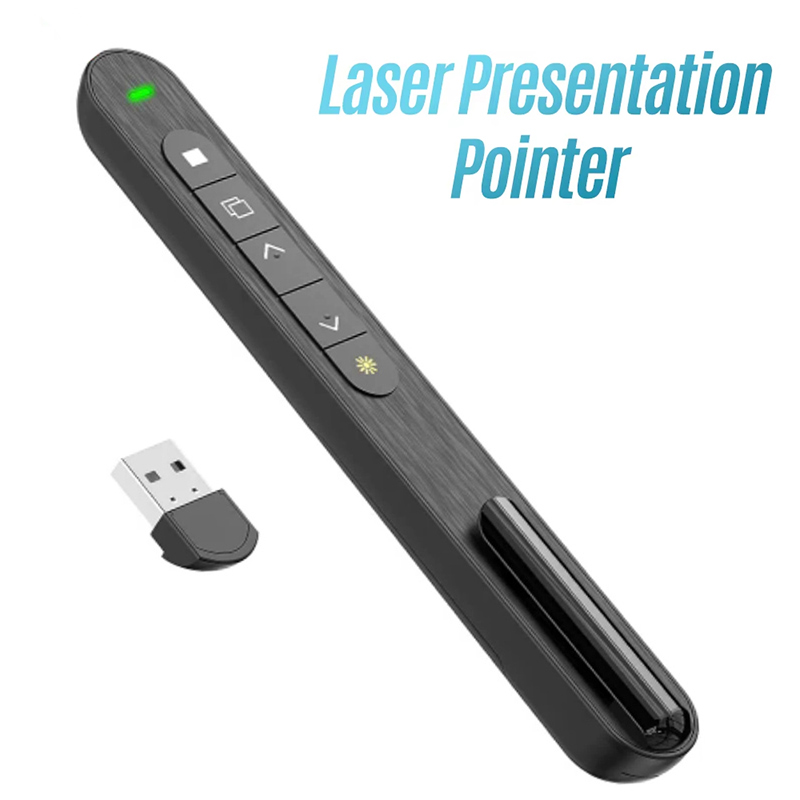 Presentation Remote Laser - Wireless Presenter Red Laser Page Turning