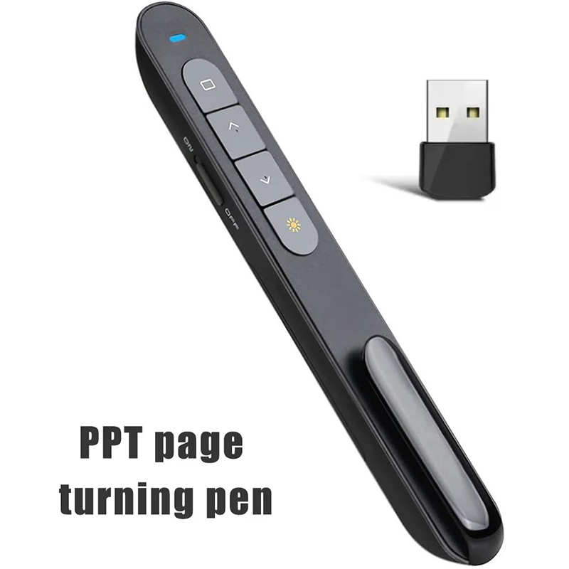 Presentation Remote Laser - Laser Presentation Pointer 2.4G USB Wireless