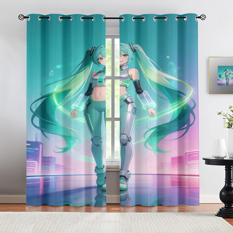 Office Tech Room - 2Pcs Hatsune Miku Futuristic Tech Suit