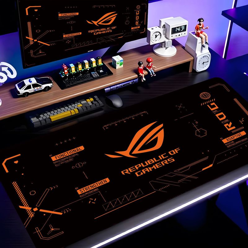 Office Tech Logo - VIKAMA ROG Game Logo Large Mouse