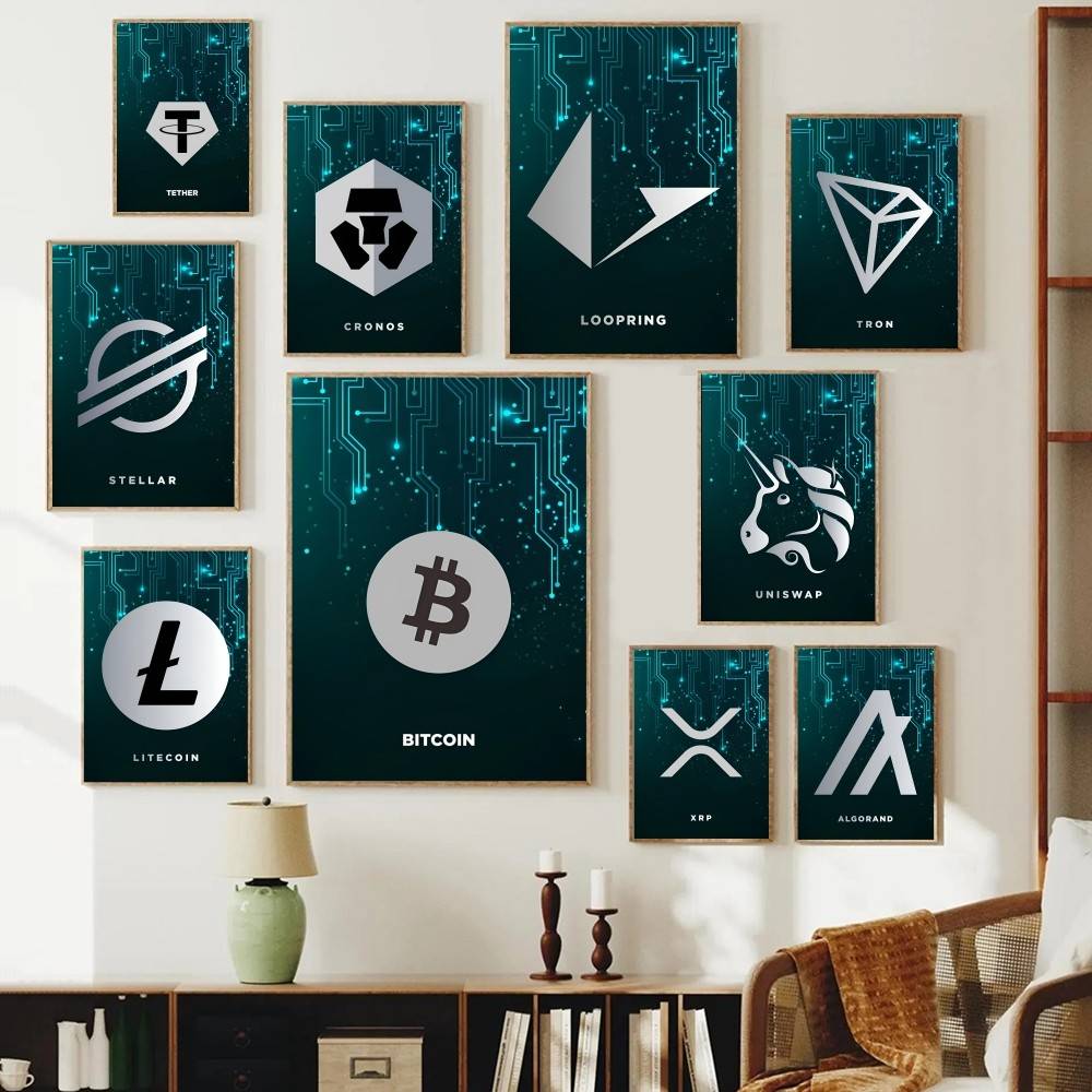 Tech Circuit Crypto Symbol Pos - Office Tech Logo 评论和价格