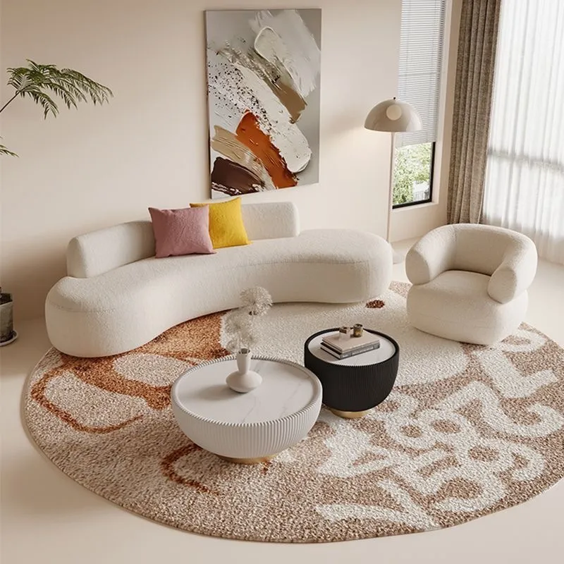 for Curved Sofa Small Apartmen - Office Tech Room 评论和价格