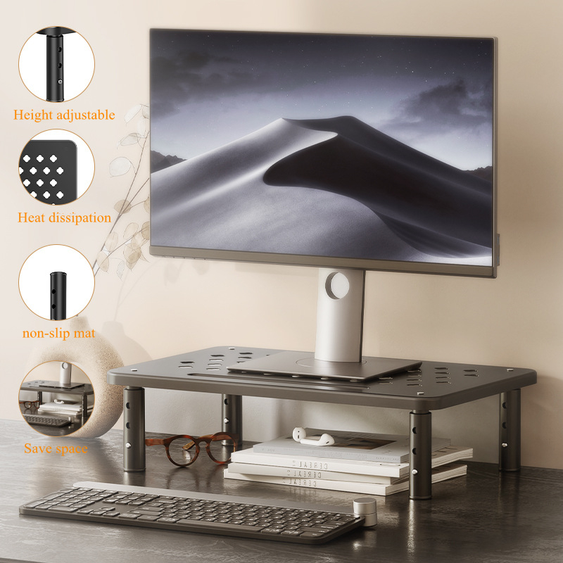 Adjustable computer Rack Teles - Document Holder Monitor 评论和价格