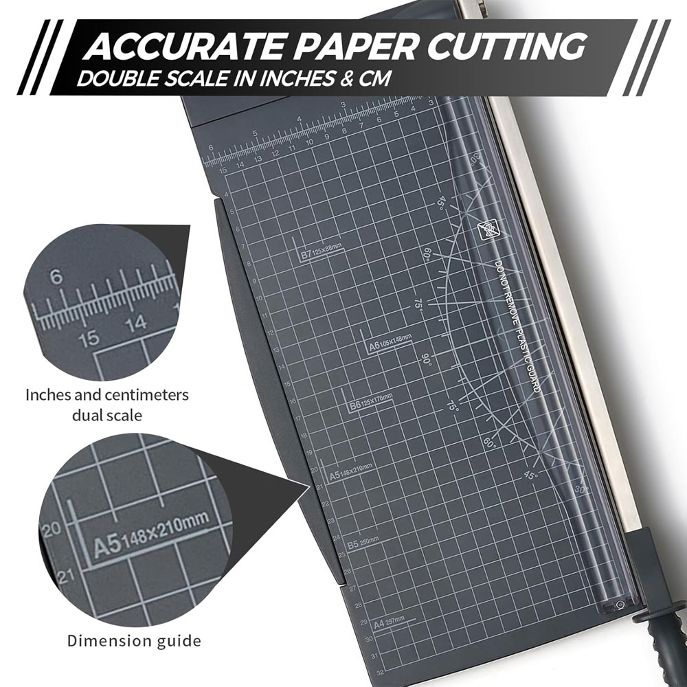 12-Inch Guillotine Paper Cutte - Paper Cutting Guillotine 评论和价格