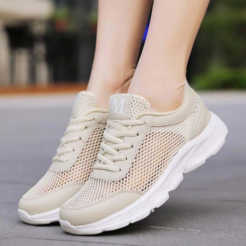Summer Breathable Sneakers Wom - Tech Office Pictures 评论和价格