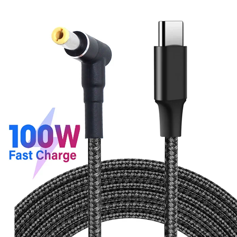 1.8m 100W USB-C Type-C to DC 5 - Cable Lock Laptop 评论和价格