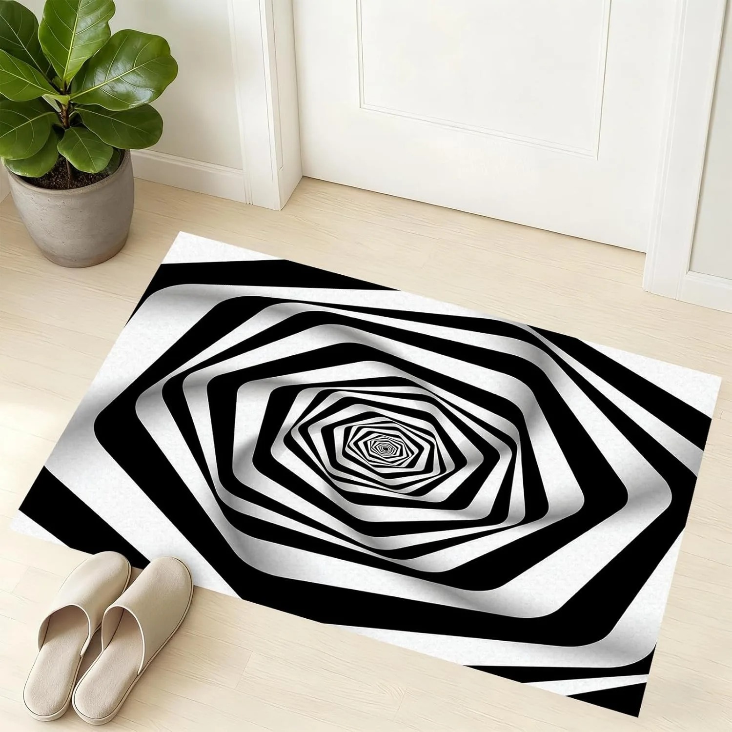 Abstract Topo Doormat Neon Blu - Office Tech And Space 评论和价格