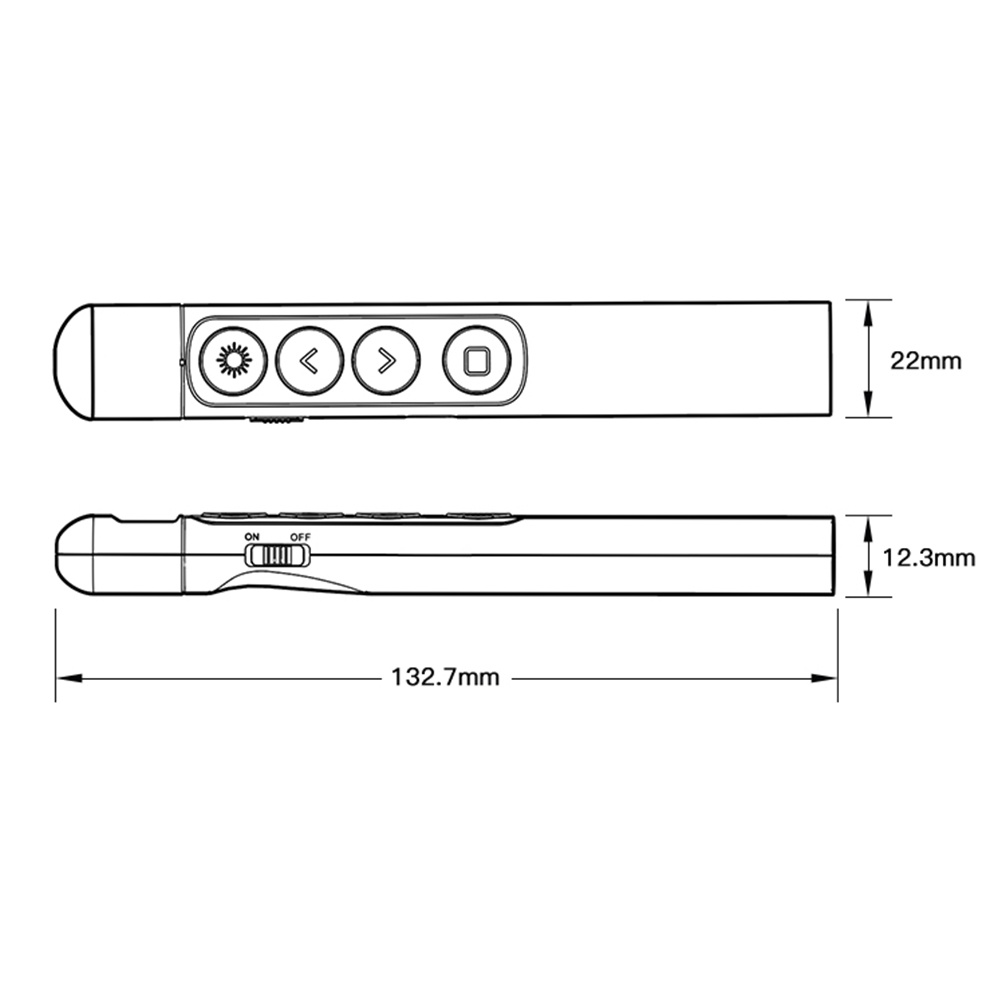 Laser Presentation Pointer 2.4 - Presentation Remote Laser 评论和价格