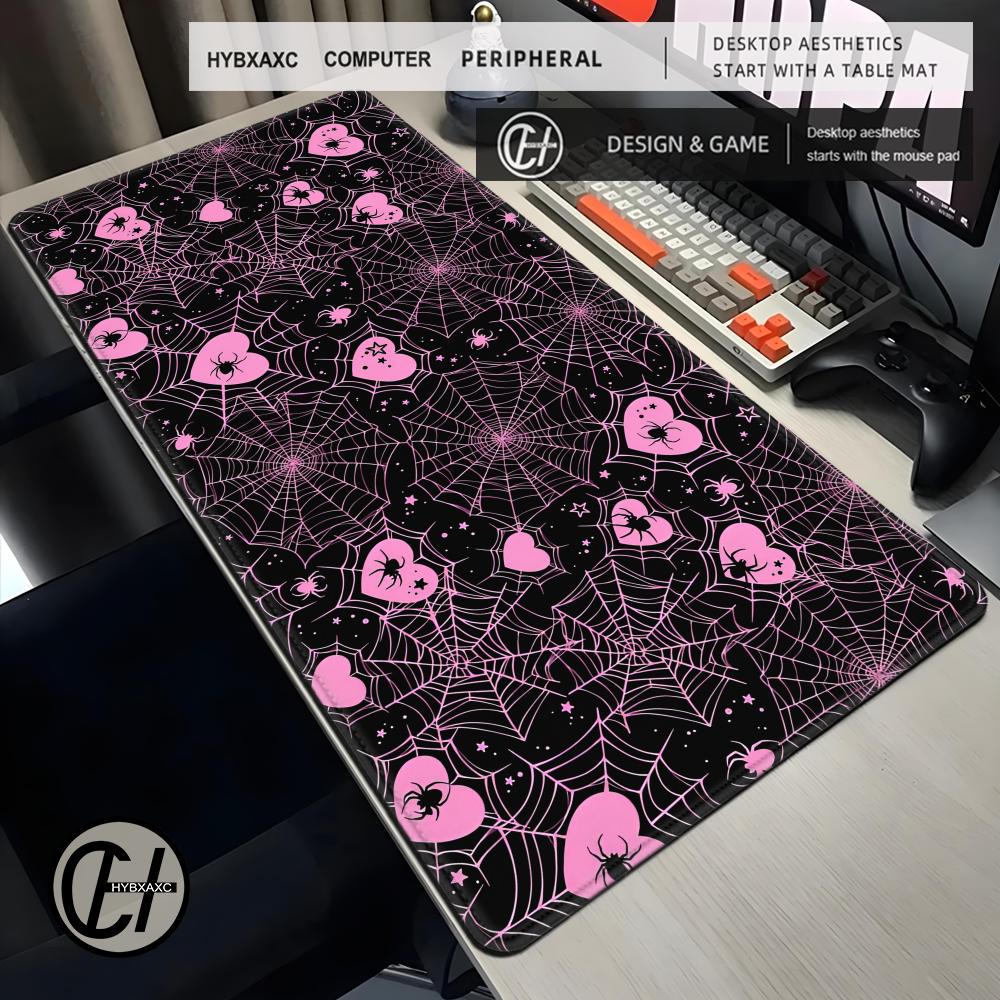 90x40 White or Pink Spiderweb  - Office Tech Setup 评论和价格