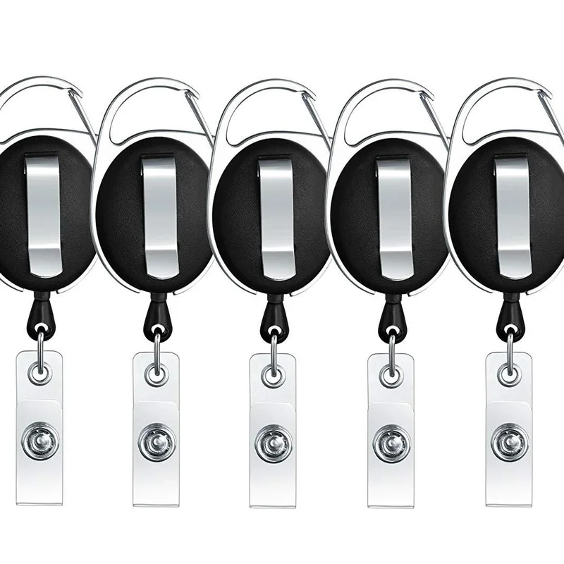 5PCS Retractable Reel ID Lanya - Document Holder Monitor 评论和价格