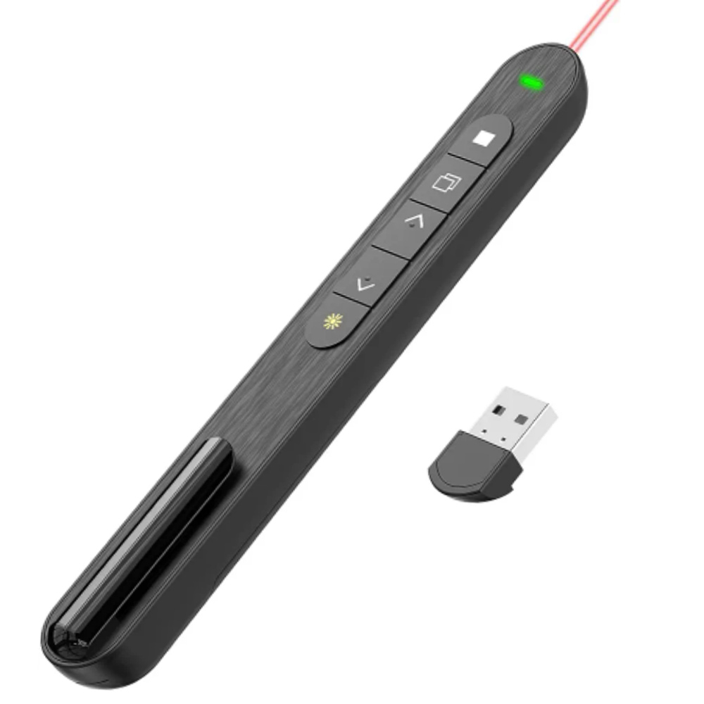 New Wireless Presenter Red Las - Presentation Remote Laser 评论和价格