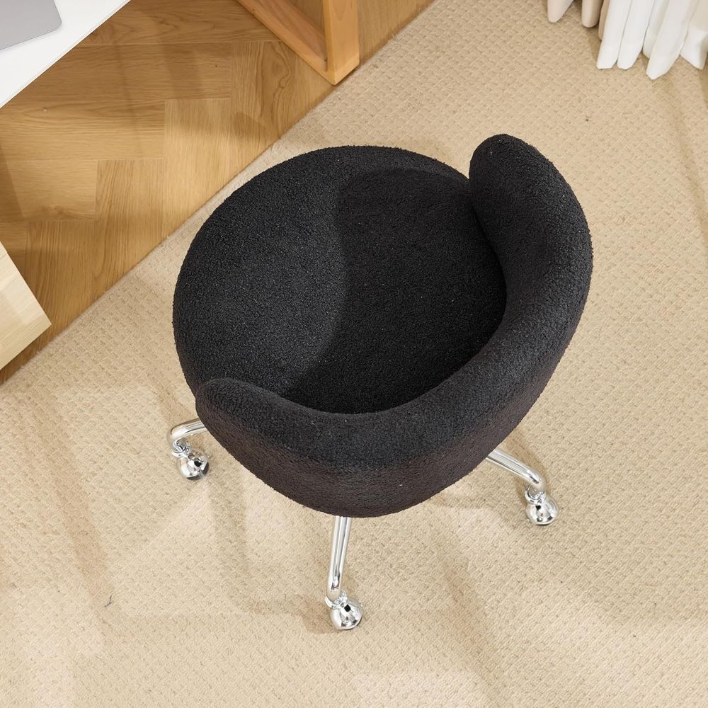 Compact Swivel Desk Chair with - Office Tech Room 评论和价格