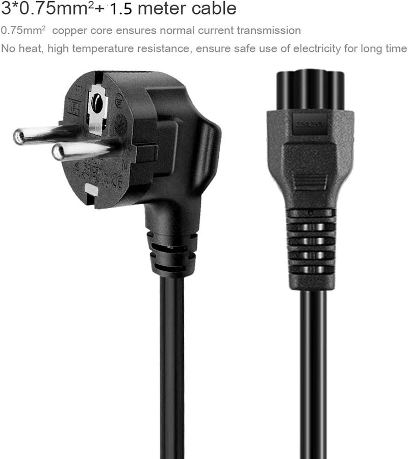 1.5M EU Universal Laptop 3-pin - Cable Lock Laptop 评论和价格