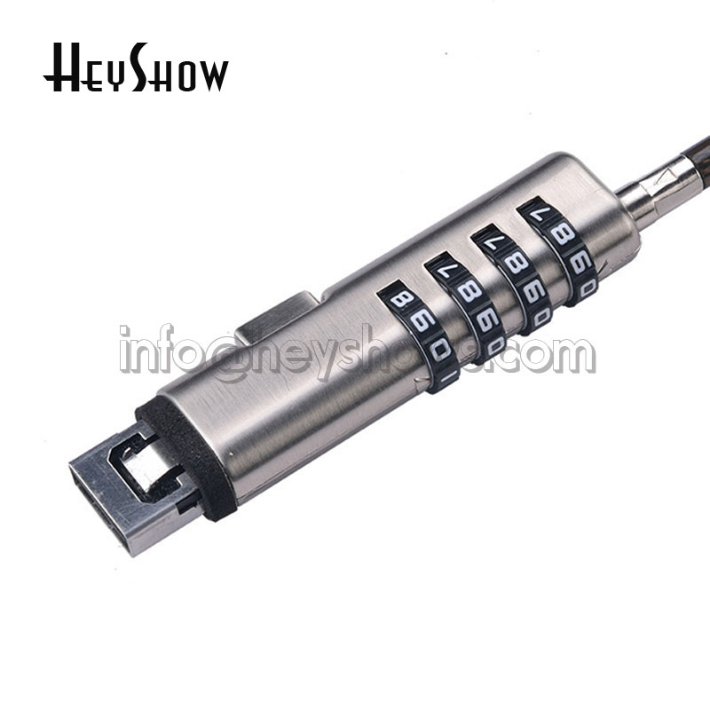 4-Digit Password Protected USB - Cable Lock Laptop 评论和价格