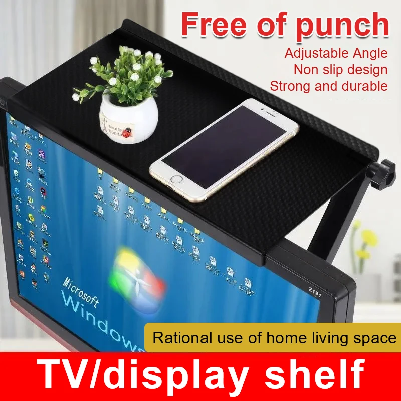 TV Screen Top Storage Shelf Ad - Document Holder Monitor 评论和价格