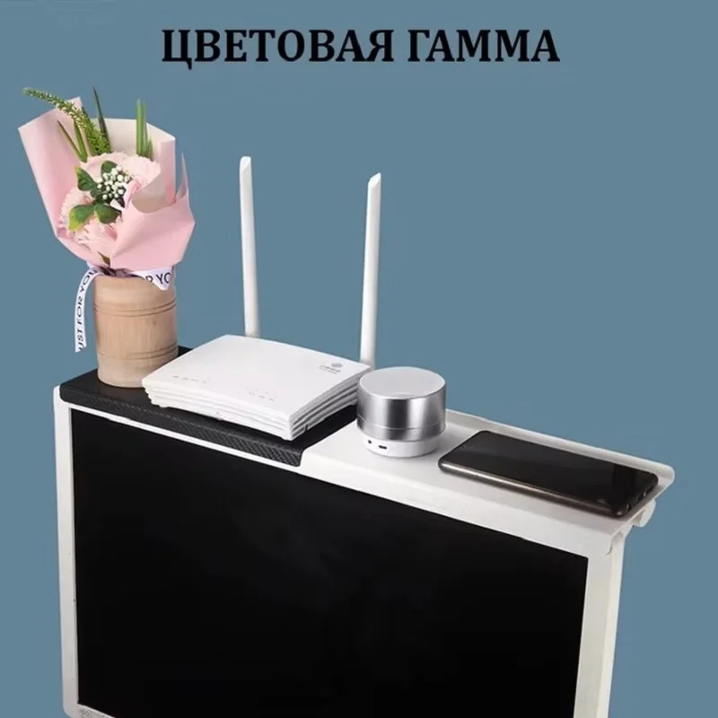 TV Screen Top Storage Shelf Ad - Document Holder Monitor 评论和价格